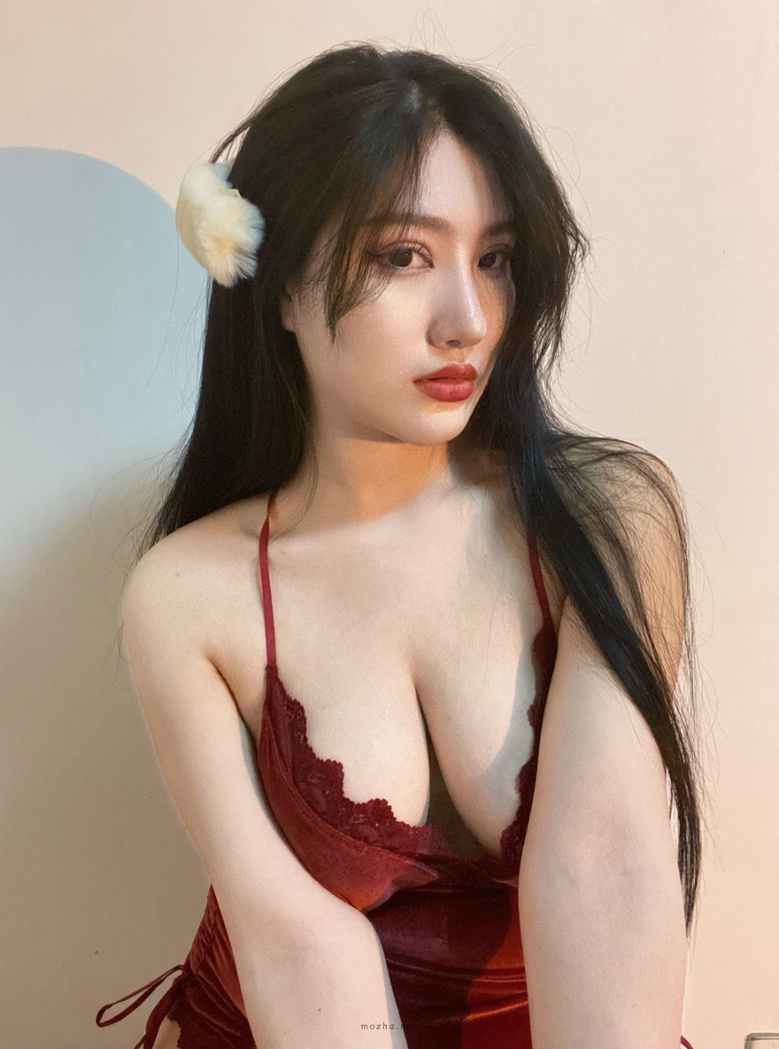 lelepigbaby – 红色睡裙【11P】